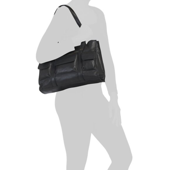 BORN Dove Leather Burwynn Multi Pocket Tote - Picture 2 of 2